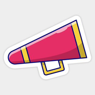 Megaphone Sticker